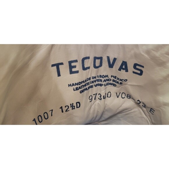 Tecovas The Earl Mens Size US 12.5D Obsidian Lizard Leather Pull-On Roper Boots main image 8